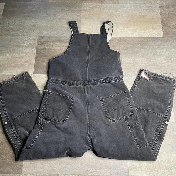 SOLD Carhartt VTG Double Front Duck Insulated Bib 40X32 - Picture 4 of 7